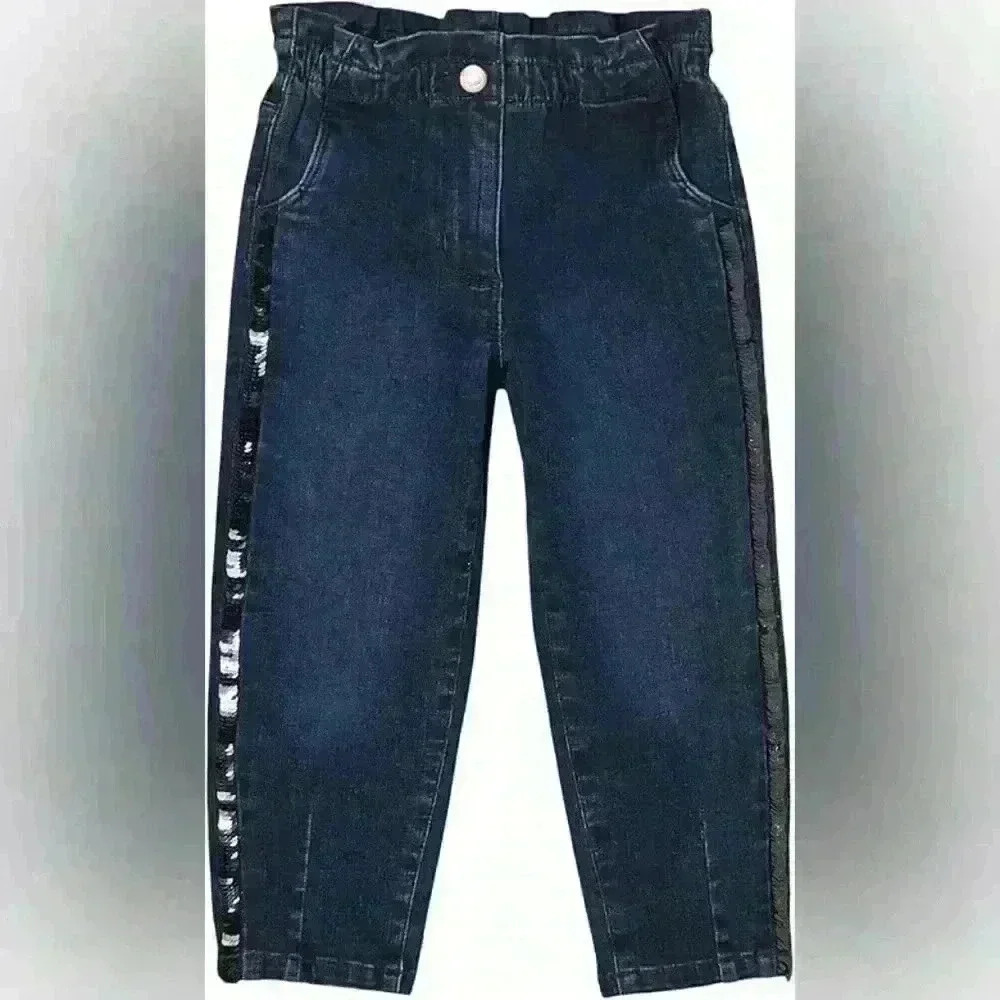 S. Oliver jeans with sparkle sides size 3T (86cm)